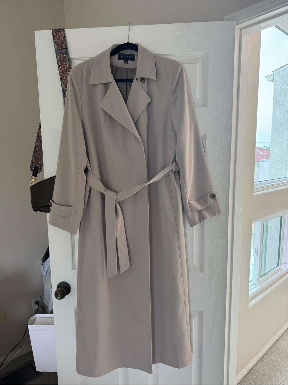 Gallery Taupe Trench Coat
